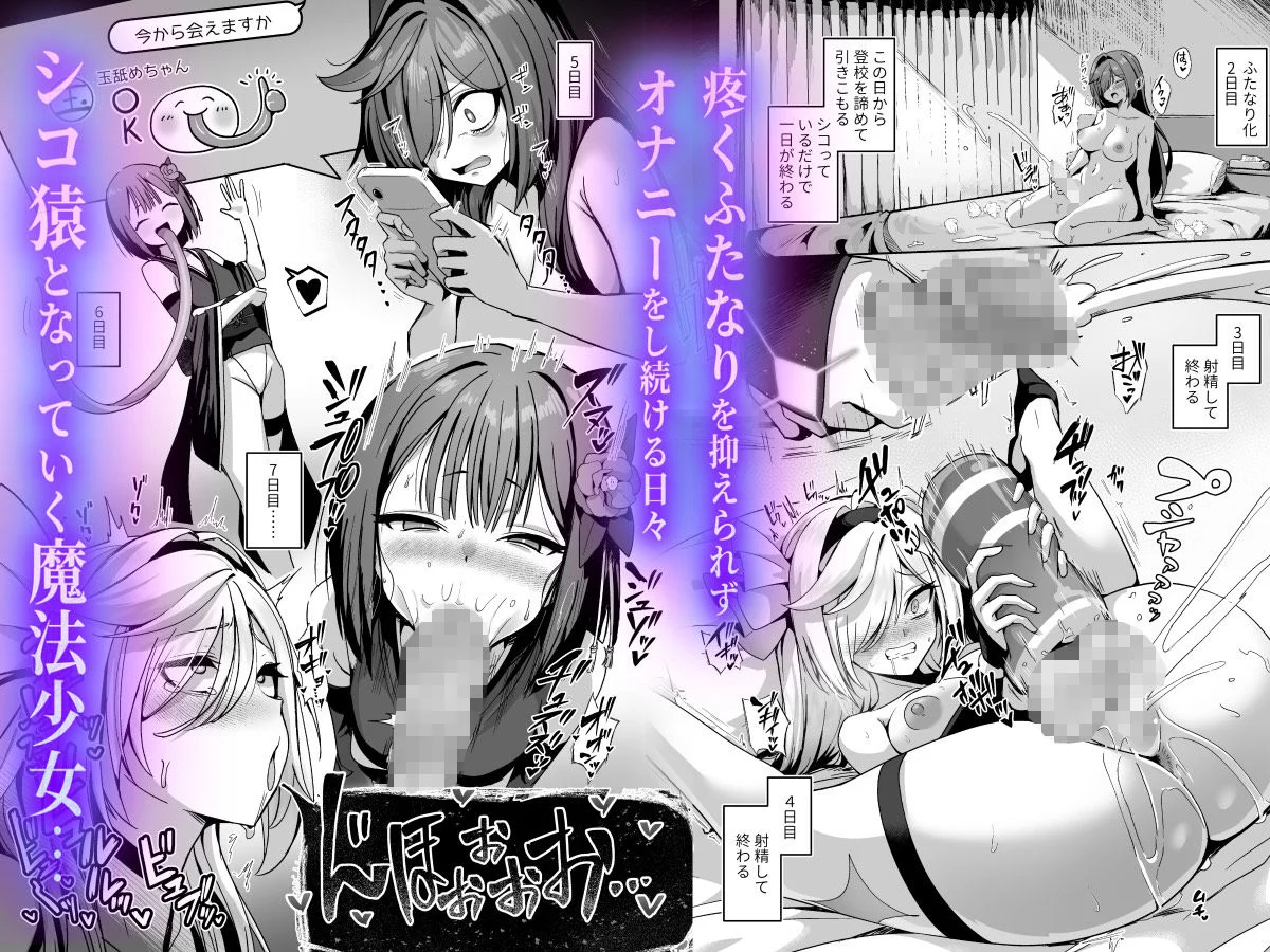 魔法少女セイントリリィ・男根 〜フタナリを生やされた魔法少女がチンポ狂いに堕ちるまで〜 画像5